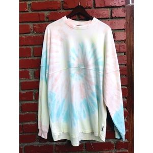 Vintage pastel tie dye shirt